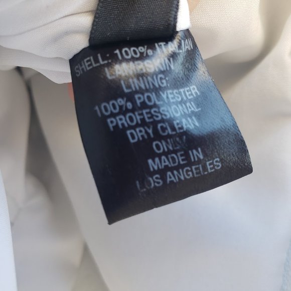 Alyson Eastman Crop Leather Moto Jacket - Picture 6 of 7